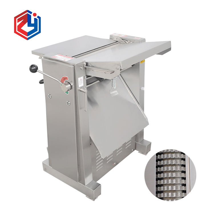 豬肉去皮機(jī)怎樣調(diào)厚薄？怎么掌握技巧，精確控制去皮厚度？